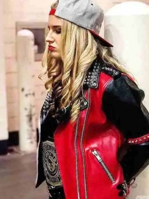 Toni Storm Studded Leather Jacket