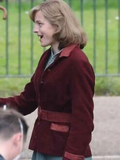 Younger Marion Maroon Wool Coat