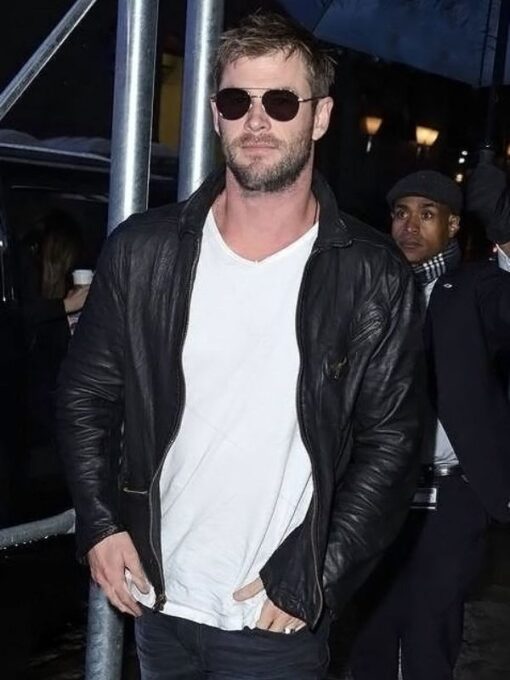 Chris Hemsworth Black Jacket