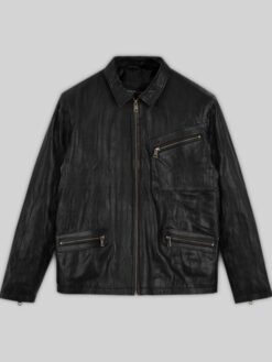 Chris Hemsworth Vintage Black Leather Jacket