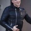 Ed Skrein Black Jacket