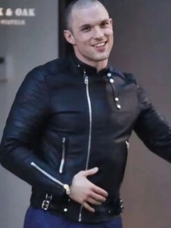 Ed Skrein Black Jacket