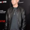 Eminem Black Bomber Jacket