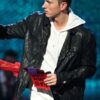 Eminem Black Leather Jacket