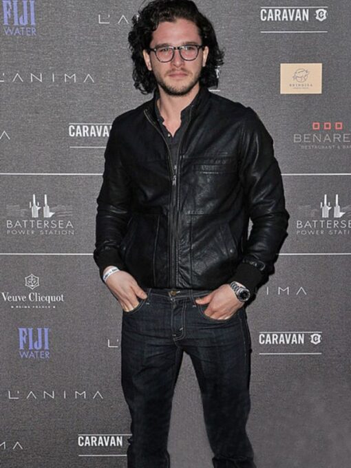 Kit Harington Black Jacket