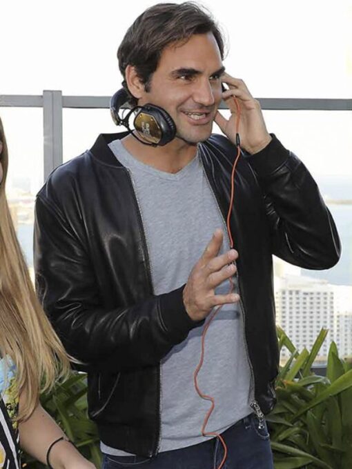 Roger Federer Black Jacket