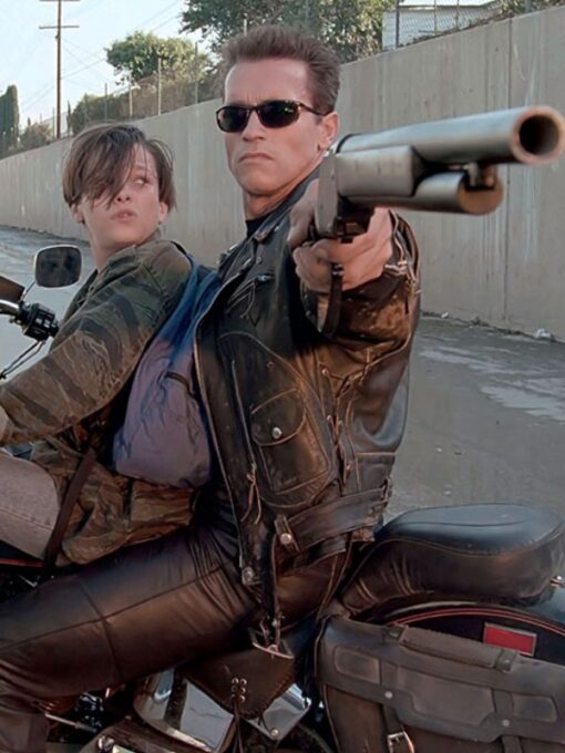 The Terminator Black Leather Jacket