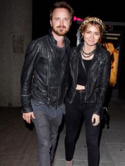 Aaron Paul Black Jacket