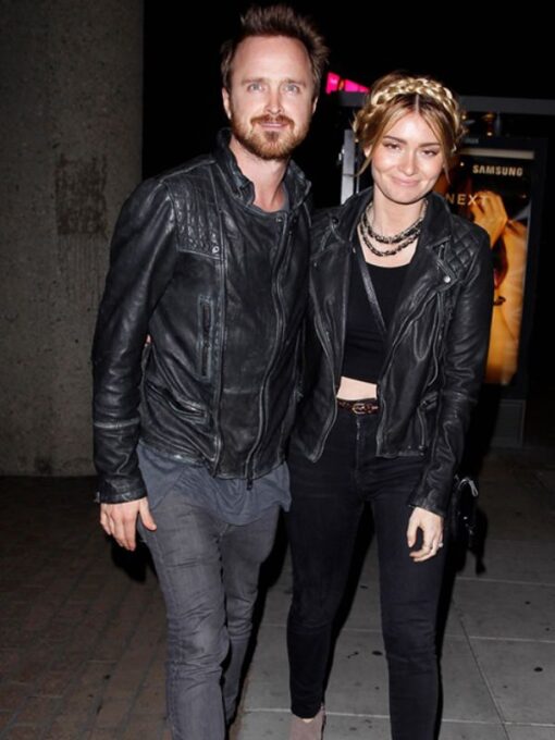 Aaron Paul Black Jacket