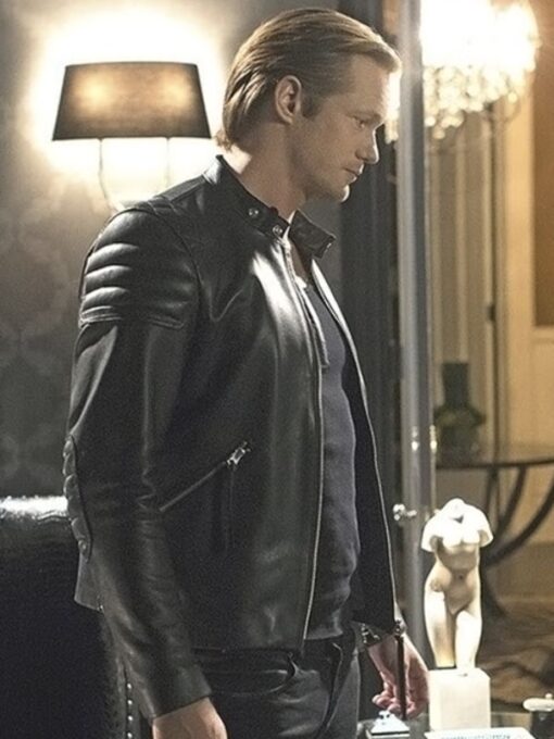 Eric Northman Black Leather Jacket