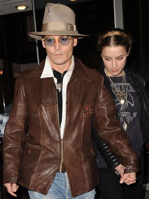 Johnny Depp Brown Jacket