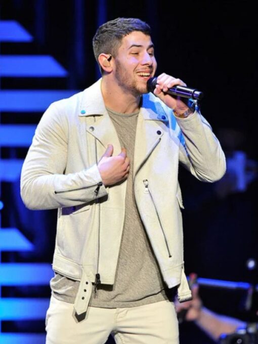 Nick Jonas Biker Jacket