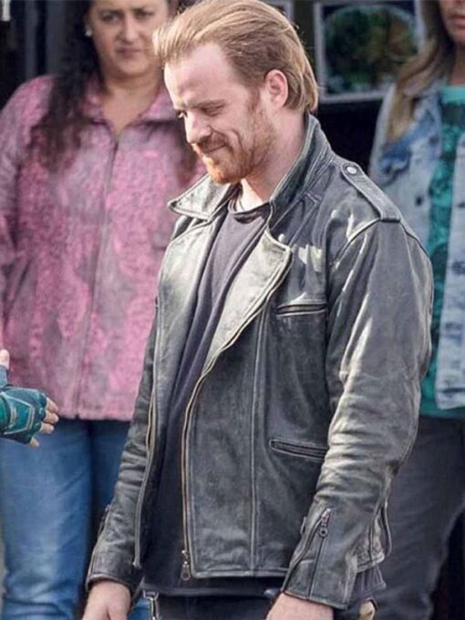 Robert Kazinsky Gray Jacket