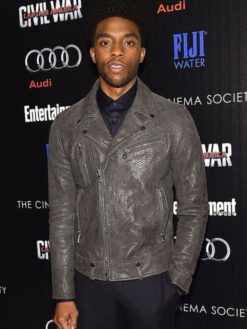 T Challa Gray Jacket